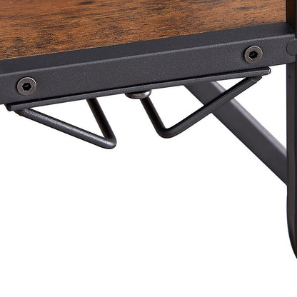 11 - Bottle Wine Rack: 5 - Tier Freestanding with Glass Holder - Freshmarketz