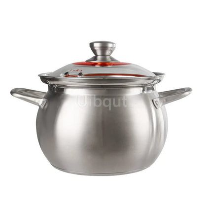 304 Stainless Steel Soup Pot - Induction & Gas Compatible - Freshmarketz