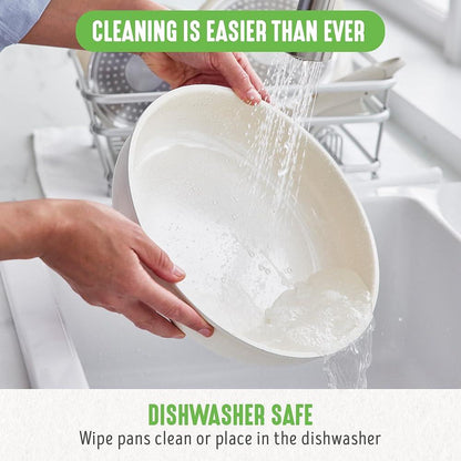 Ceramic Nonstick Cookware Set, Space - Saving & Toxin - Free - Freshmarketz