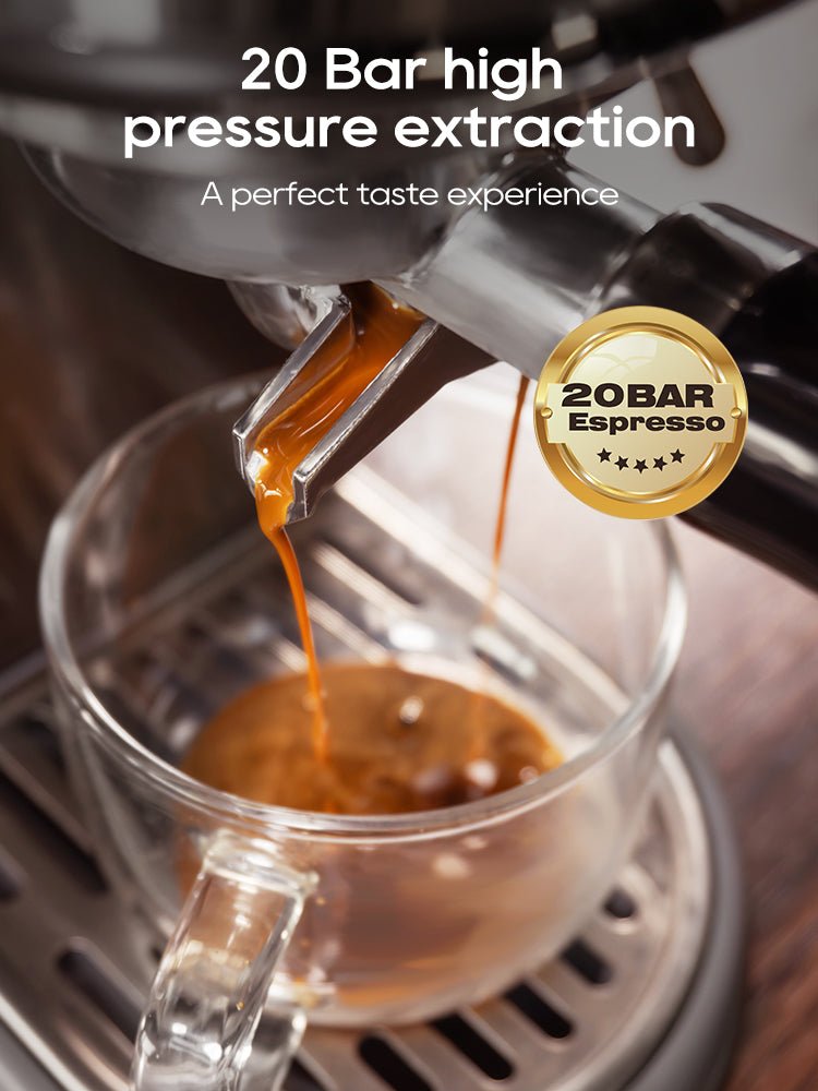 HiBREW 20Bar Espresso Machine: Adjustable Temp, Hot/Cold, Slim Design H10B - Freshmarketz