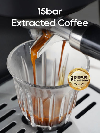 HiBREW Semi Auto Espresso Machine - 20Bar Coffee Maker H5A - Freshmarketz