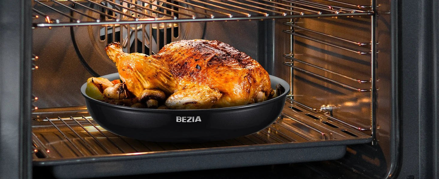 Induction Cookware Set: 13pc Detachable Handles, Nonstick Ceramic, Space - Saving Pots - Freshmarketz